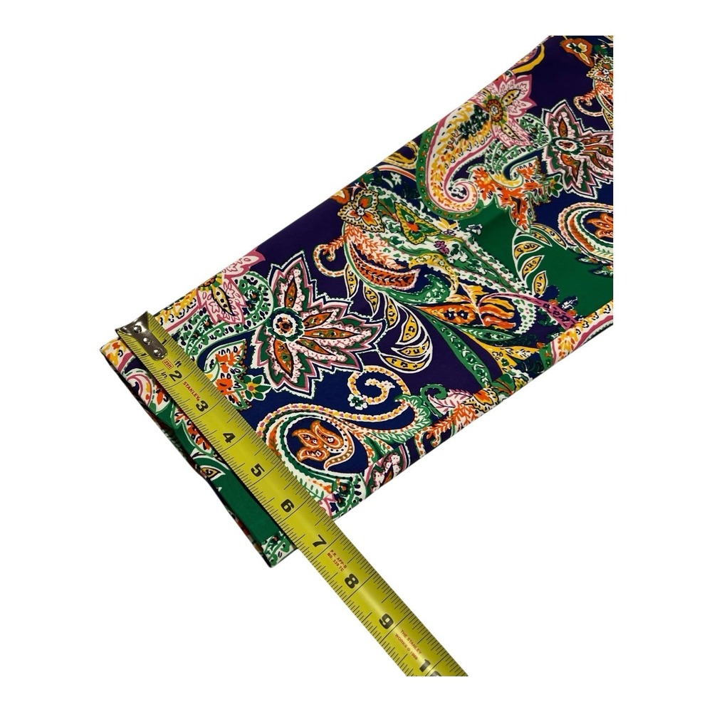 Ralph Lauren Sport Floral High Waist‎ Stretch Straight Leg Crop Pants Women's 36 - Picture 5 of 16